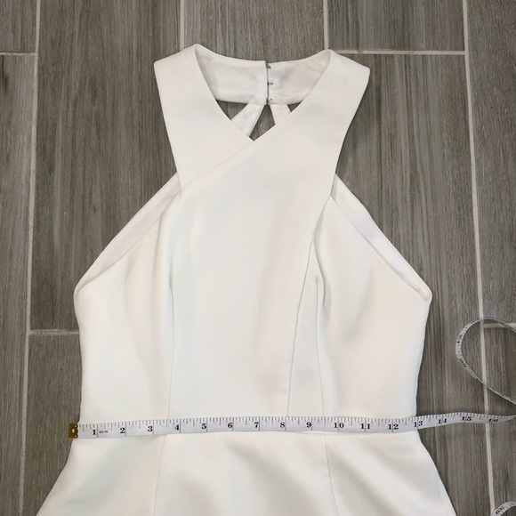Little White Dress with gipur details. Cameo - Picture 9 of 10